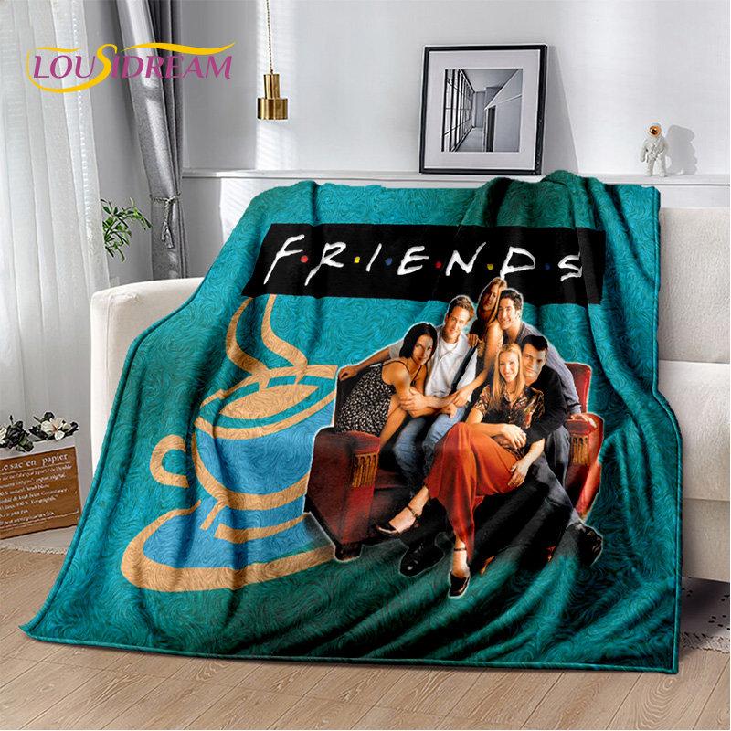Мягкое плюшевое одеяло с 3D принтом HD Friends TV Show, фланелевое одеяло для гостиной, спальни, кровати, дивана, чехол для пикника