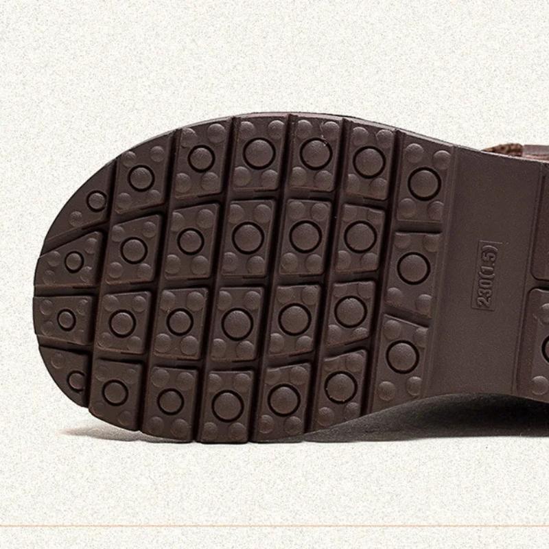 100% натуральная кожа зимняя обувь женские зимние ботинки на плоской подошве нескользящие коровья кожа женские зимние ботильоны теплые черные