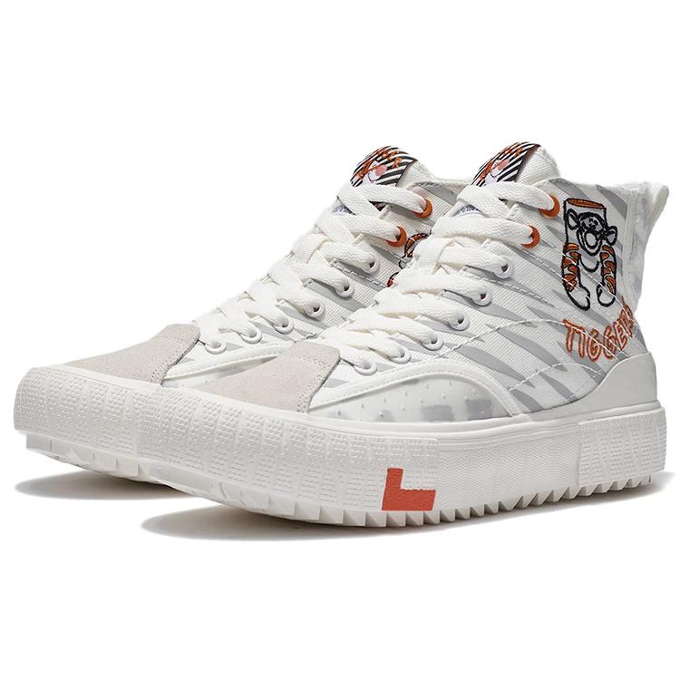 Li Ning Классические холщовые Hi X Дисней Тигра 'Белые' Женские AGCS334-1