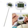 1 Pc Portable Home Kitchen Electronic Thermometer Stainless Steel Insert Food Liquid Water Oil Food