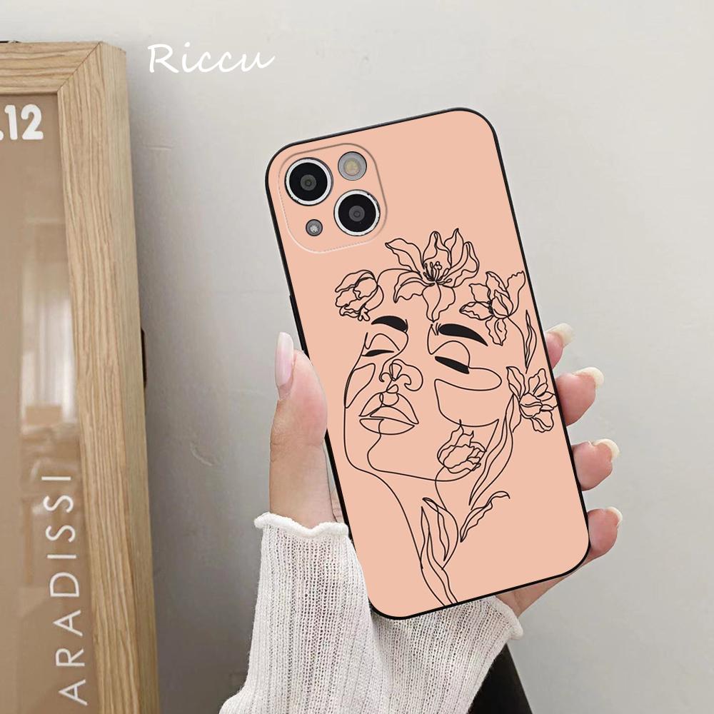 ДЛЯ IPhone 14 Beautiful Body Line Art Мягкий чехол для Iphone 14 11 12Pro 8 7 Plus X 13Pro MAX SE2020 XR XS Чехлы