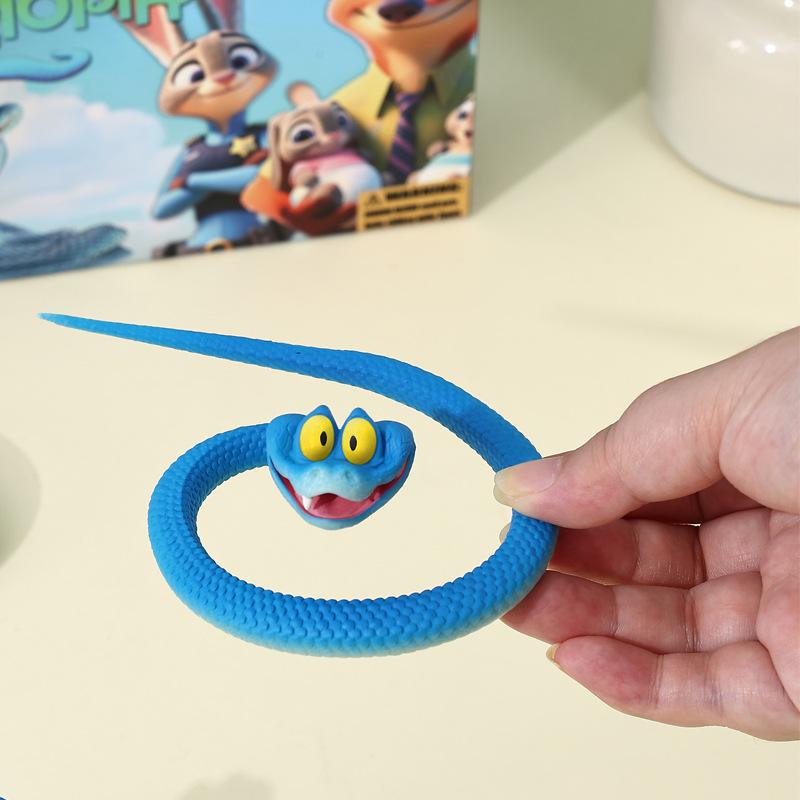 Zootopia 2 Snake Gary Figure Model Statues Handmade Full Body Joint Movement Fashionable Children's Collection Gift Toys