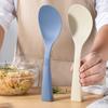 One-piece Silicone Stand-up Rice Spoon Household Rice Cooker Rice Spoon High Temperature Silicone Non-stick Rice Spoon
