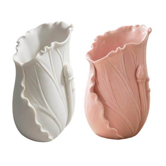 Lotus Leaf Pen Holder, 3D Printed Bionic Desk Organizer, Cute Stationery Holder for Home Office, Nature Decor Gift for Desk