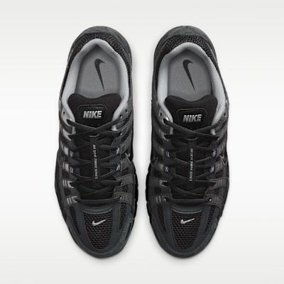 Nike P-6000 Замша Антрацит Металлик Серебристый