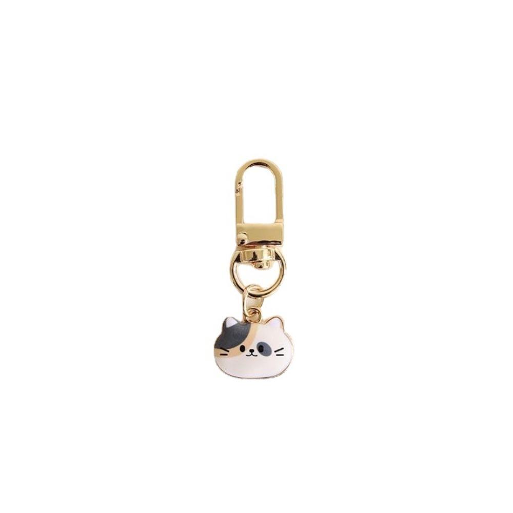 Keyring Little Cat Small Keychain Hook Key Chain Earphone Case Hanging