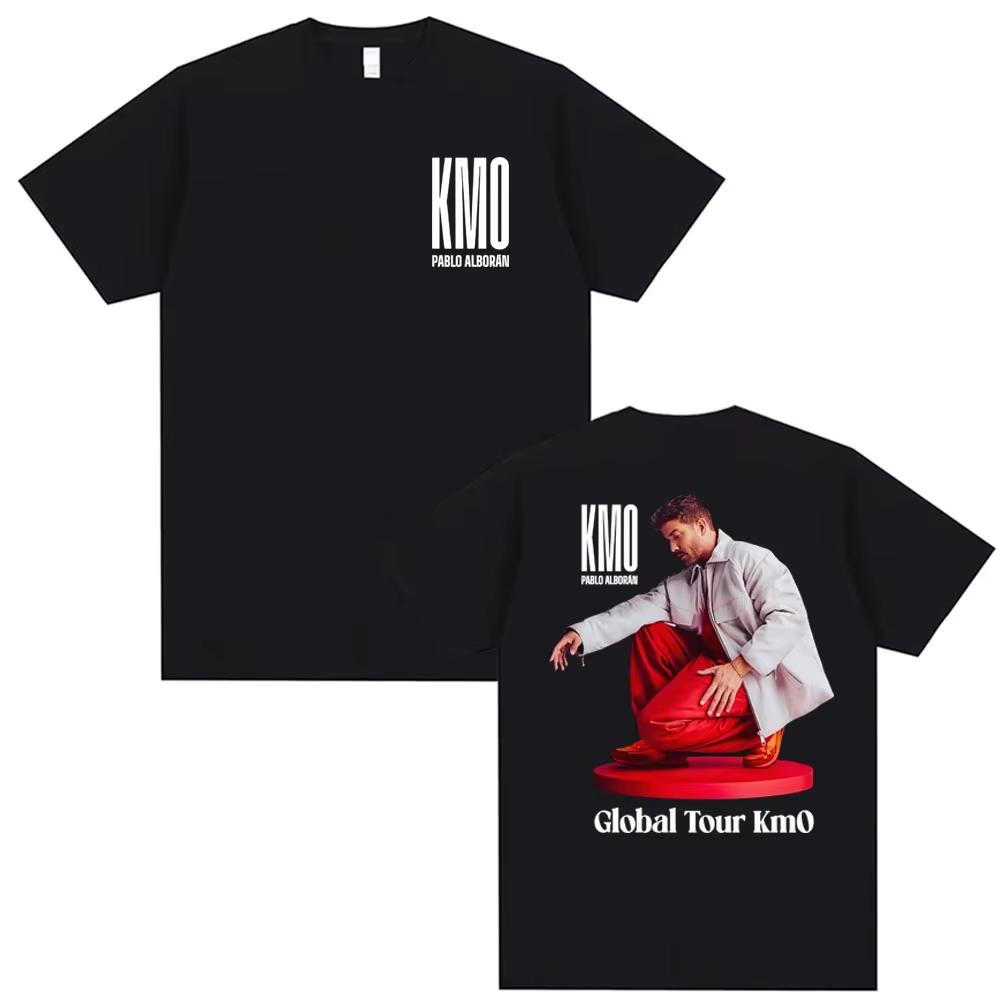 2026 Summer Pablo AlboráN Global Tour Kmo 2026 Merch T Shirts Men Women Fashion Vintage Hip Hop Tshirt For Men And Women