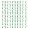 100Pcs Paper Clips Small Cute Light Bulb Special Shaped Metal Office Supplies for Notes Green