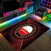 Feyenoord Design Crystal Velvet Carpet Cozy Non?Slip Printed Rug For Bedroom Living Room Entrance