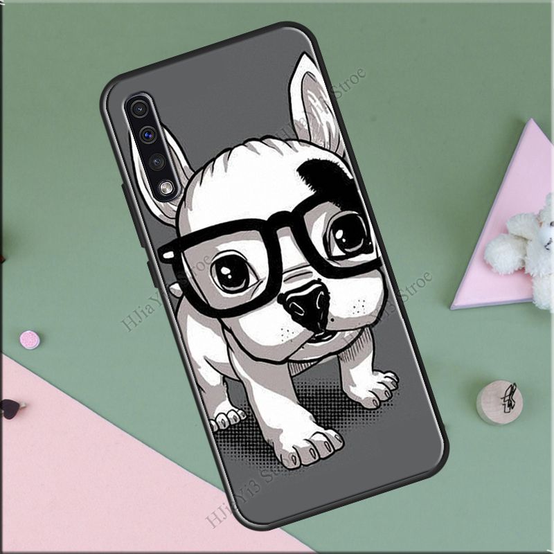 Funny french bulldog Case For Samsung S21 Ultra S20 FE S10 S22 Plus A51 A71 A72 A52 A32 A12 A50 A21S A52S Coque