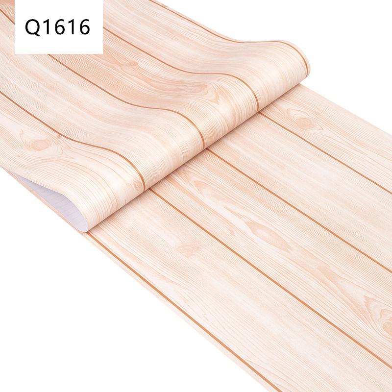 45 см ПВХ дерево полосатый самоклеящиеся обои фон стена стол шкаф мебель ремонт водонепроницаемый стикер