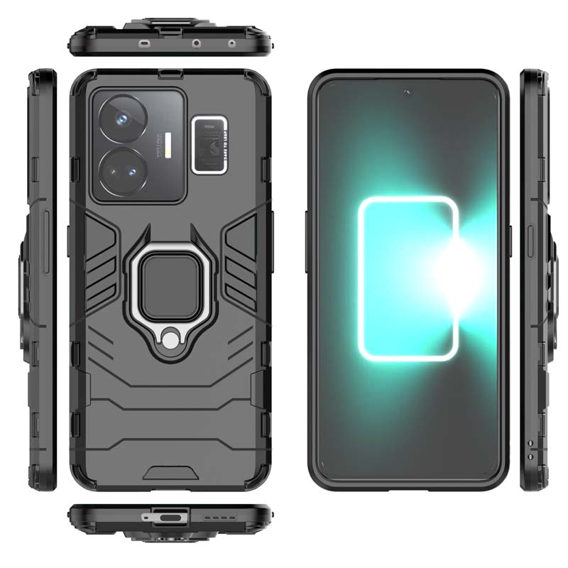 Противоударный чехол для Realme GT Neo 5 6 SE Ring Holder Armor Back Coque для OPPO Realme GT 2 Pro Neo 3 2T 3T 6T 5G Phone Cover