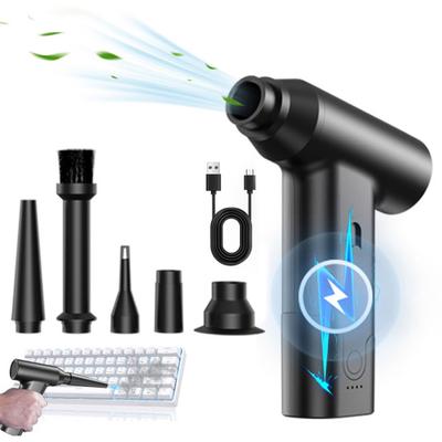 Электрическая щетка-пылесос 110000 об/мин Высокоскоростная Регулируемая Компактный дизайн Портативный Перезаряжаемый Воздуходувка Пылесос