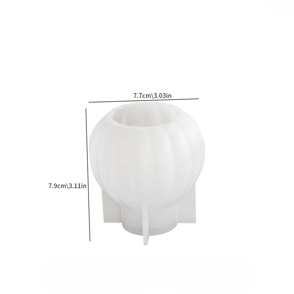 Гипсовая ваза-подсвечник своими руками, гладкая круглая трубка, цветочное кашпо, основание свечи, силиконовая форма