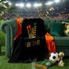 Vene-zia Football Throws Blanket Flannel Blankets Plush for Couch Bed Gifts for Men Women Travel picnic blanket Christmas fan gifts