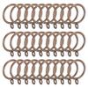 PATIKIL Кольца для штор с внутренним диаметром, 30 металлических колец для карниза, цвет меди, проушины 1,3 дюйма, кольца, булавки,