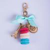 Gold Color Eiffel Tower Key Chains Zinc Zinc Alloy Bowknot Macaron Key Ring  Car Key Ring
