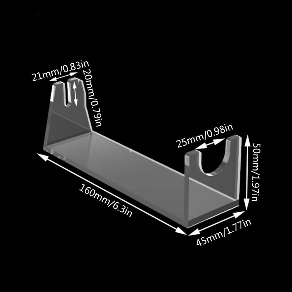 1pcs Acrylic Knife Display Stand Clear Holder Mini Easels For Coin Photos Medals Stones Cards Display Show Home Decoration