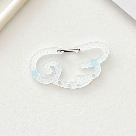 Акриловый брелок с крючком-клипсой, легкая подвеска-украшение, брелок для ключей, шарм для сумки/автомобиля, аксессуар для рюкзака