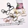 10pcs Swivel Clasp Lanyard Snap Hooks Keychain Clip Hook Metal Lobster Claw Clasps for Lanyard Key Rings Crafting Purse