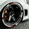 3D Персонализированные Наклейки на Шины Автомобиля - Светоотражающие, Интегрированный Стиль, Индивидуальные