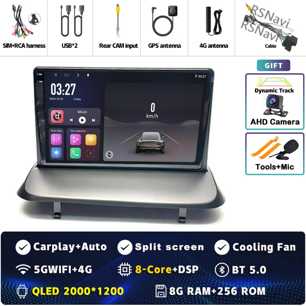 Android 14 Carplay Car Radio For Peugeot 5008 3008 2009-2015 Multimedia Video Player Navigation GPS Stereo 2Din DVD Head Unit BT