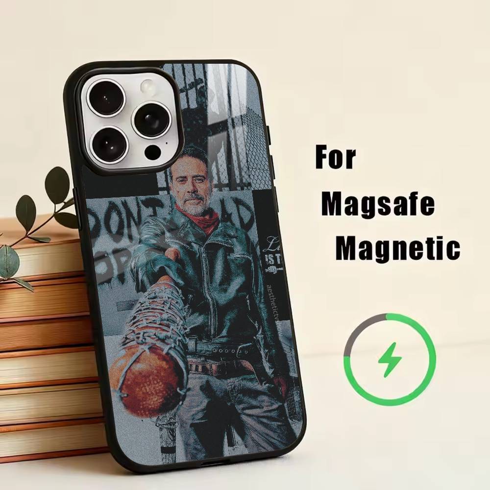 TWD-W-Walking D-Dead Phone Case For iPhone17,16,15,14,13,12,11 Plus,Pro Magnetic For Magsafe Wireless Charging
