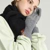 RECLOW RECLOW Однотонные Длинные Перчатки Серые