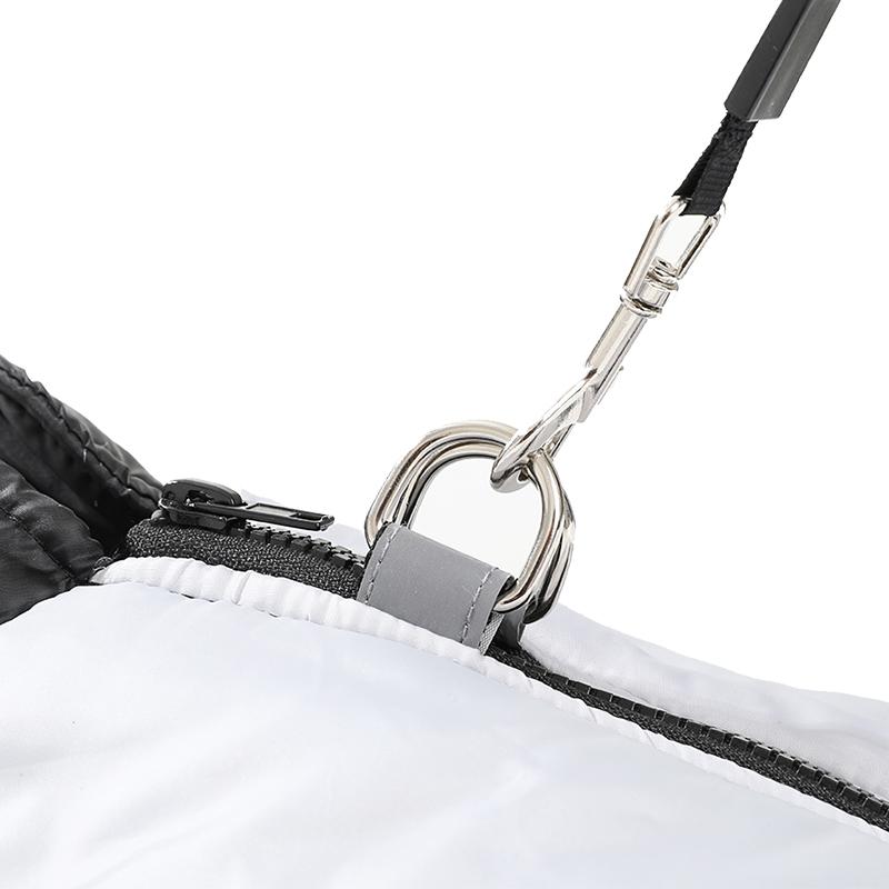 Winter Dog Clothes Reflective Waterproof Pet Jacket Vest For Small Medium Dogs Cat Chihuahua Coat With D-ring Pug Teddy Outfits