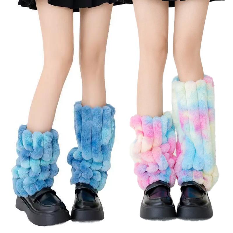 1 Pair Boots Socks Personalized Boot Cover Cuffs Covers Plush Colored Leg Warmer for Women Leg Covers Warm Boot Stocking