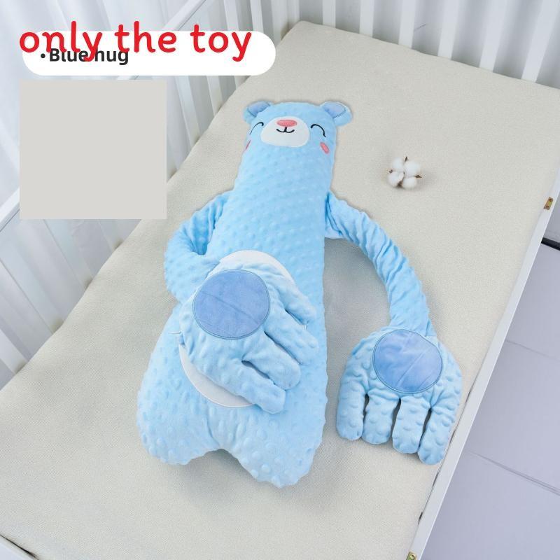 Детская мультяшная плюшевая подушка в виде животного с функциями похлопывания и музыки для сна и успокоения