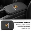 ABJY1 PU Leather Car Armrest Box Cushion Anti-slip Protection Pad For Porsche Cayenne Panamera Macan 911 718 Taycan Boxster Cayman 918