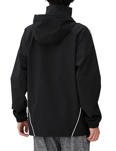 Adidas Soccer Jacket Tiro 24 Rain Jacket Men's HAR66 Black/White (IJ7390) Size L