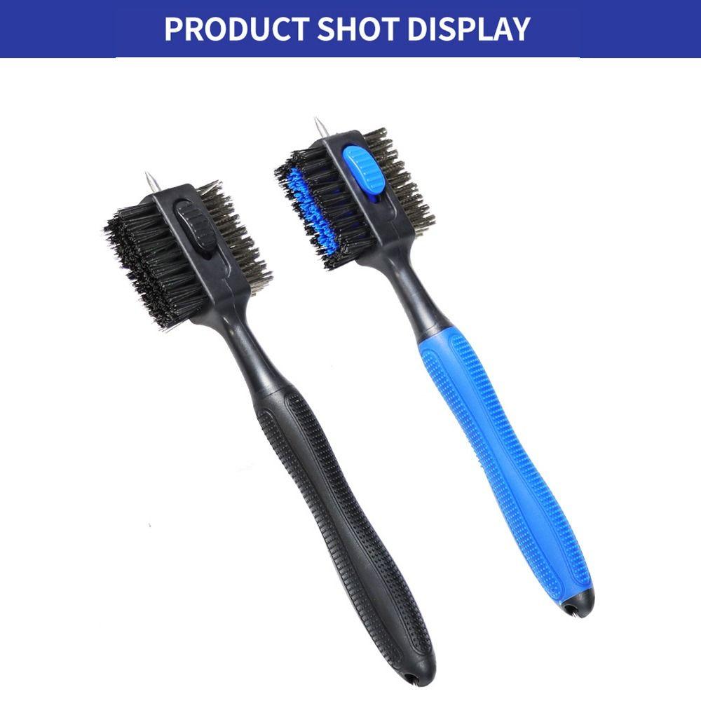 С магнитным карабином для чистки клюшек для гольфа с нескользящей ручкой, инструмент для чистки клюшек для гольфа для мужчин в подарок