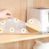 Plastic Flower Shelf Liner Roll Waterproof Dustproof Non-slip Kitchen Cabinet Mat Pad Moisture-proof Refrigerator Table Pad