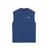 Comfortable Simple Round Neck Breathable Letter Print Casual Sports Vest Men Tops Wolong-Blue 952521106-2