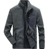 Men's Spring and Autumn Men's Fleece Jacket Warm Fleece Sweatshirt New Men's Fleece Jacket