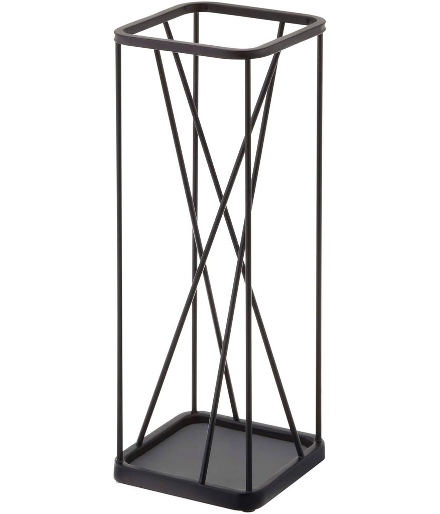 Yamazaki Jitsugyo Umbrella Stand Nine Square Black 2808