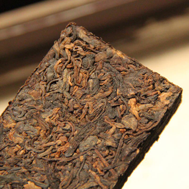 Чай Юньнаньский выдержанный пуэр, золотой кирпич 2013 года, мини-кирпичный чай, шу пуэр, 55 г