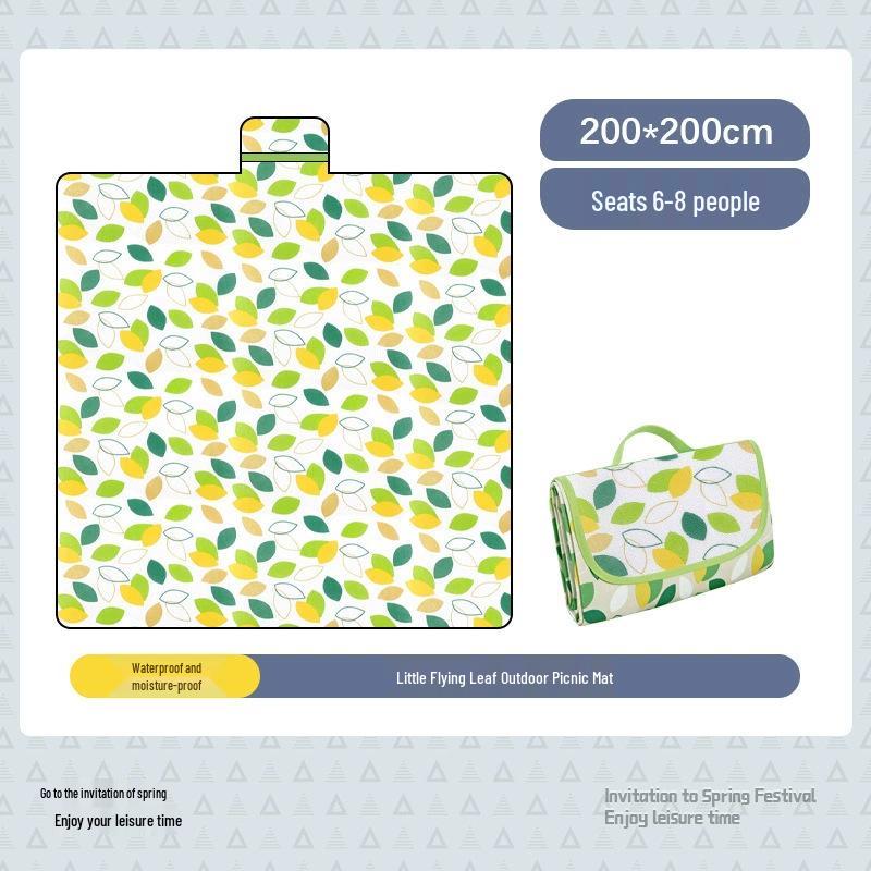 Водонепроницаемый утолщенный нетканый коврик для пикника на открытом воздухе - Влагостойкий и портативный