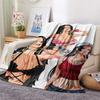 1PC Boa Hancock Patterned Flannel Blanket Suitable For All Seasons For Home Decor Warmth And Comfort Gifts Holiday Present