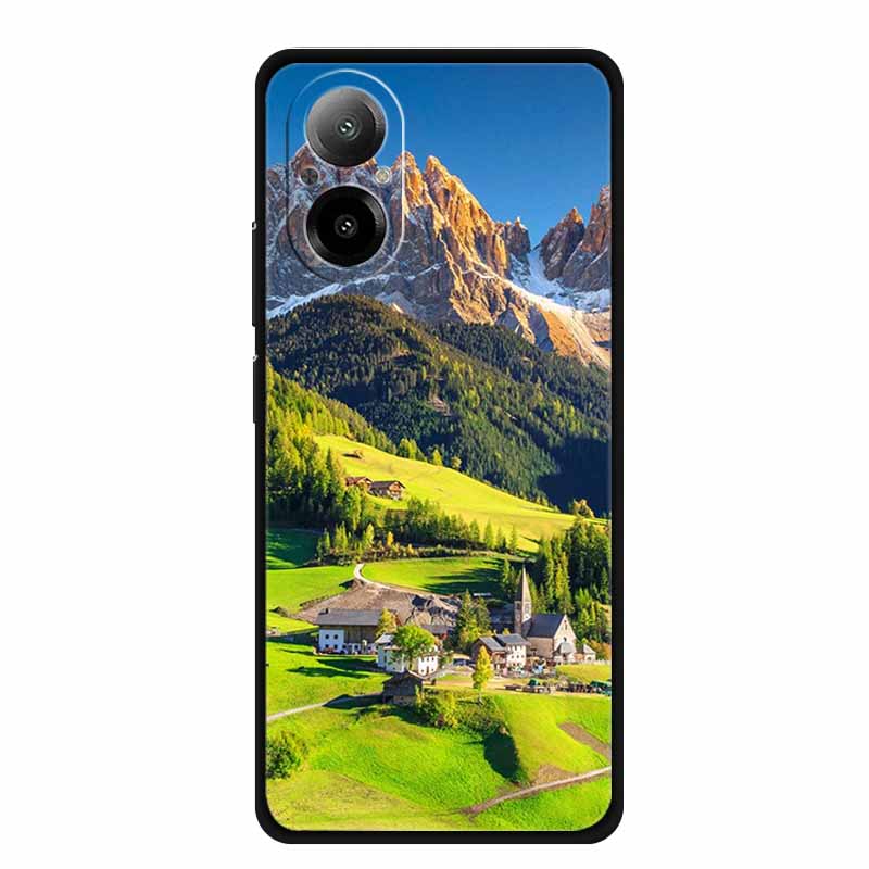 Для Realme C67 4G Чехол Роскошный Мягкий Силикон ТПУ Чехлы для Телефона Задняя Крышка Для RealmeC67 C 67 4G RMX3890 Ударопрочный Любовь Милый funda