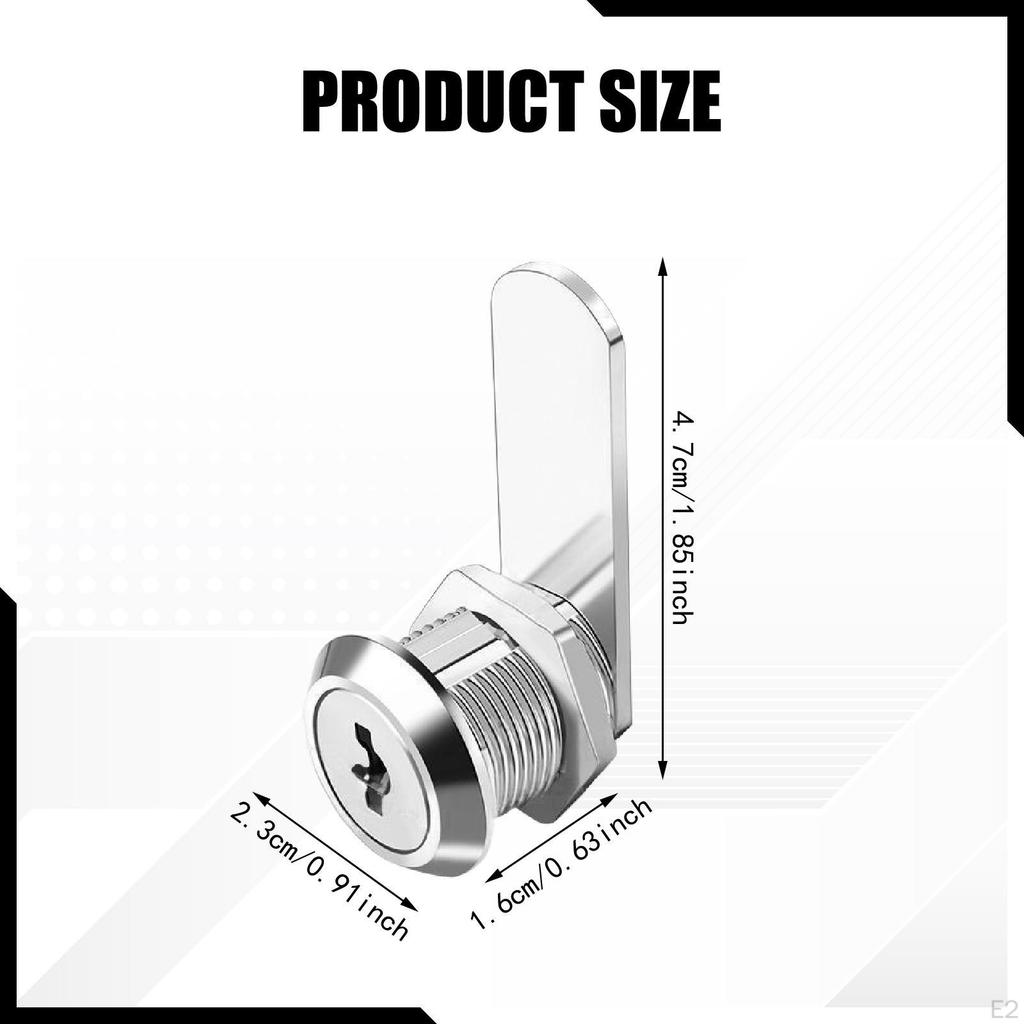 Cabinet cam Lock Cylinder Drawers Furniture files Keyed Hardware for Pickup Dresser