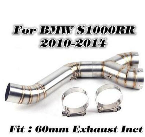BMW S1000RR 304 Stainless Steel Mid-Pipe Motorcycle Exhaust