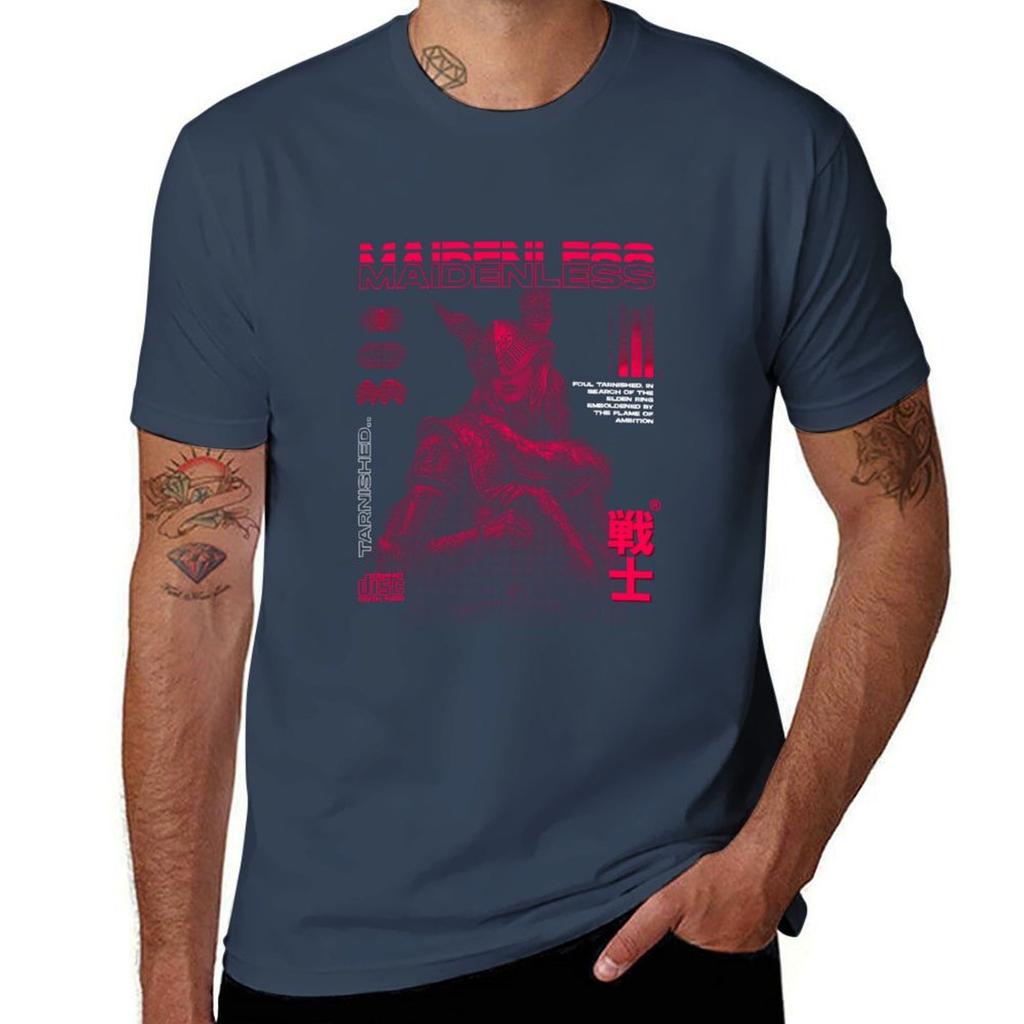 Maidenless Tarnished Tshirt Classic Basic Casual Tshirt