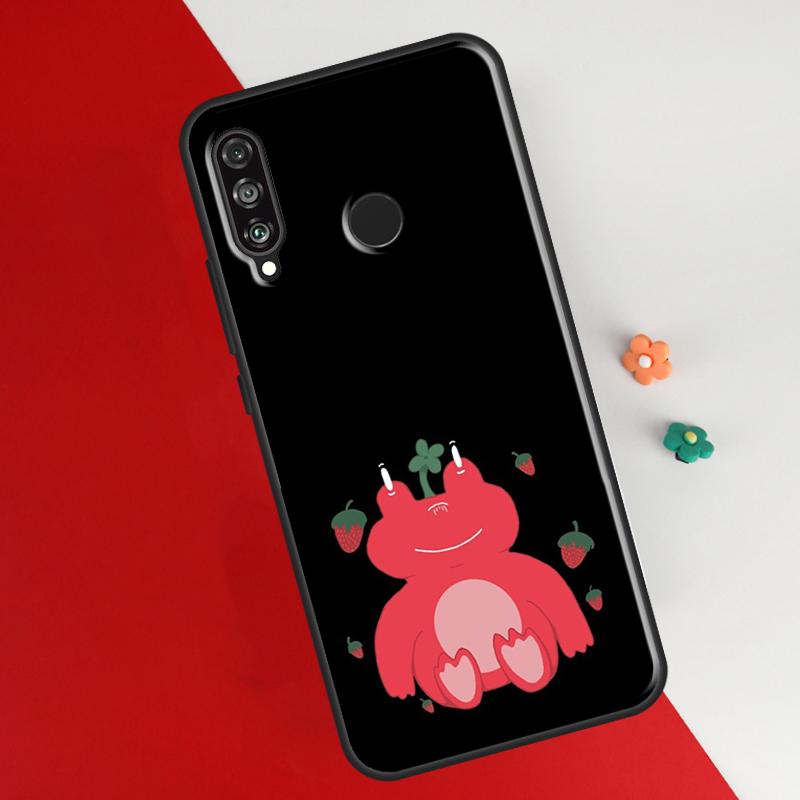 Чехол Cottagecore Fruit Strawberry Frog для Huawei P50 Pro P20 P30 P40 Lite P Smart 2019 Nova 9 5T, чехол для Honor 50 8X 9X