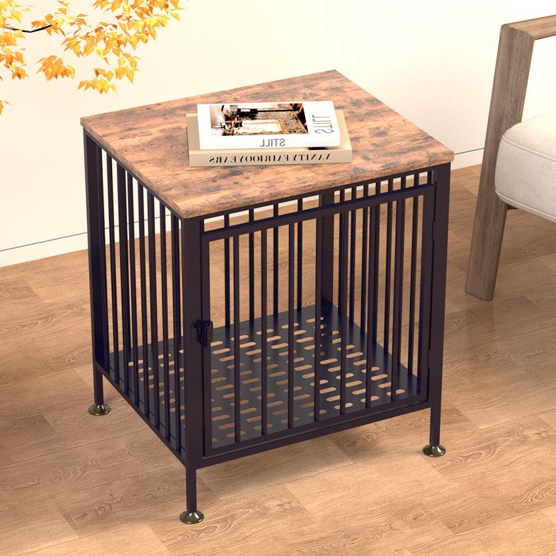 Multipurpose Small Dog Cage: Furniture-Style Side Table, Bedside Table, TV Stand, or Pet House