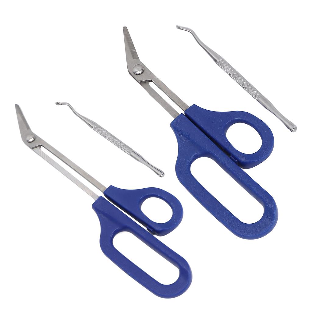 Ножницы для ногтей на ногах с длинной ручкой, эргономичные щипчики для ногтей на ногах, пилка для вросших ногтей на ногах для пожилых и беременных женщин 