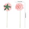 20Pcs Rose Artificial Flowers With Stem Foam Fake Roses Wedding Bouquet Centerpieces Decoration Birthday Party DIY Gift Craft