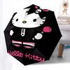 1 шт. Готическая Hello Kitty Автоматический Открывающийся Закрывающийся Зонт Ветрозащитный Купол, Кнопка Автоматического Открытия Закрытия10137